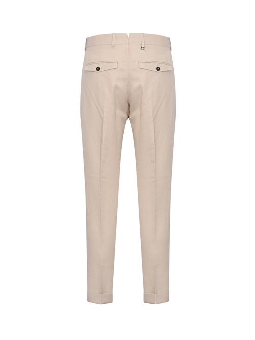 Pantalone in misto lino e cotone Panna PT TORINO | RSZAZ40FWD PU380015